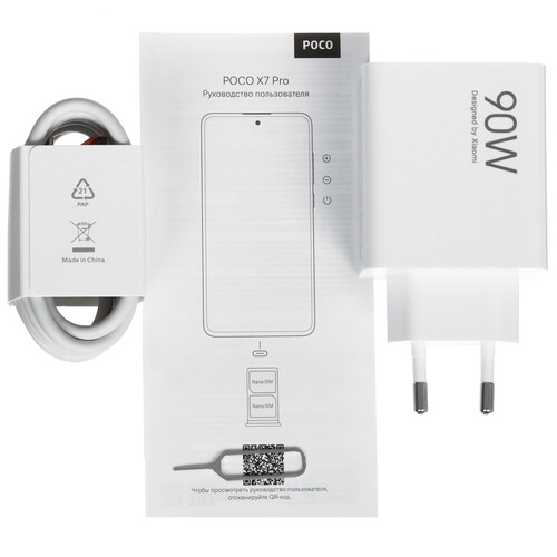 Купить 6.67" Смартфон POCO X7 Pro 256 ГБ зеленый  5608200. Характеристики, отзывы и цены в Донецке