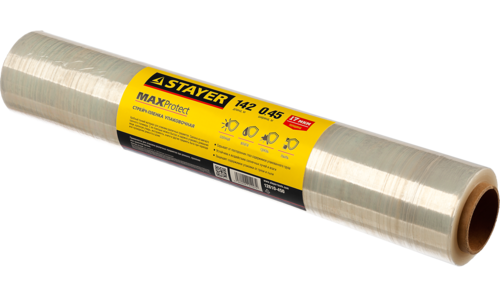 Купить Стрейч-пленка STAYER MAXProtect Master 12610-450 прозрачный  9109272. Характеристики, отзывы и цены в Донецке