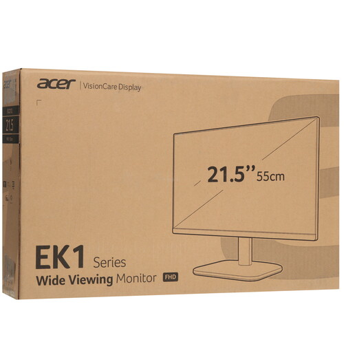 Купить 21.5" Монитор Acer EK221QHbi черный  5455434. Характеристики, отзывы и цены в Донецке