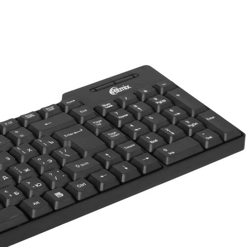 Купить Клавиатура+мышь  проводная  Ritmix RKC-010 черный  4876708. Характеристики, отзывы и цены в Донецке