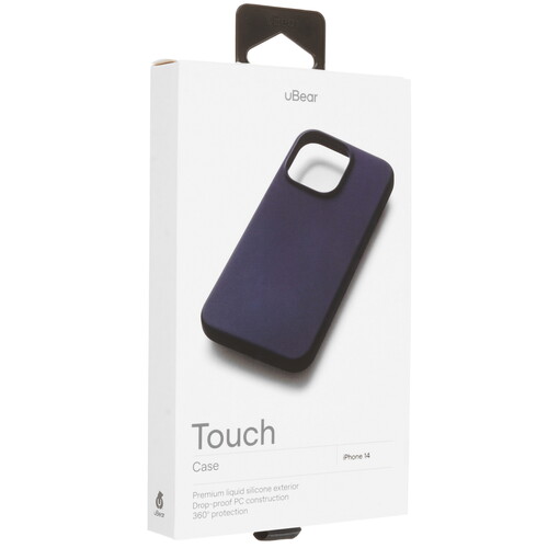 Купить Накладка  uBear Touch Case для Apple iPhone 14 синий  5086883. Характеристики, отзывы и цены в Донецке