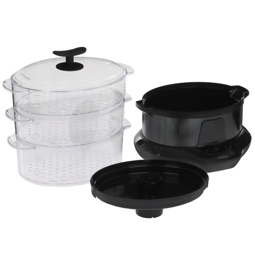 Купить Пароварка Reoka RKFS-D103 черный  9121207. Характеристики, отзывы и цены в Донецке