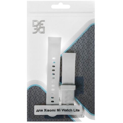Купить Ремешок DF для Xiaomi Mi Watch Lite белый  4818072. Характеристики, отзывы и цены в Донецке