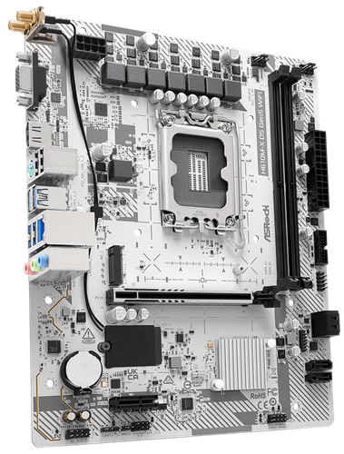 Купить Материнская плата ASRock H610M-X D5 Gen5 WiFi  5922675. Характеристики, отзывы и цены в Донецке