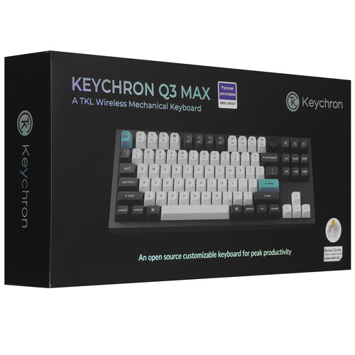 Купить Клавиатура  проводная + беспроводная Keychron Q3 Max  9310650. Характеристики, отзывы и цены в Донецке
