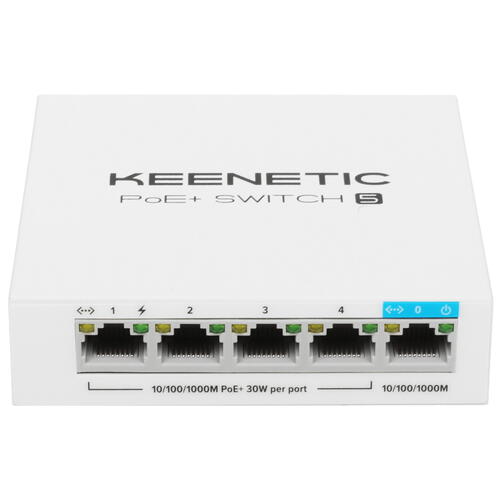 Купить Коммутатор Keenetic PoE+ Switch 5  5446584. Характеристики, отзывы и цены в Донецке