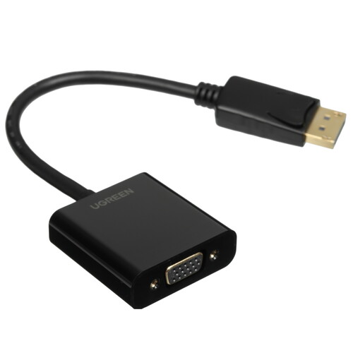 Купить Переходник однонаправленный Ugreen DisplayPort - VGA, 0.2 м  9154612. Характеристики, отзывы и цены в Донецке