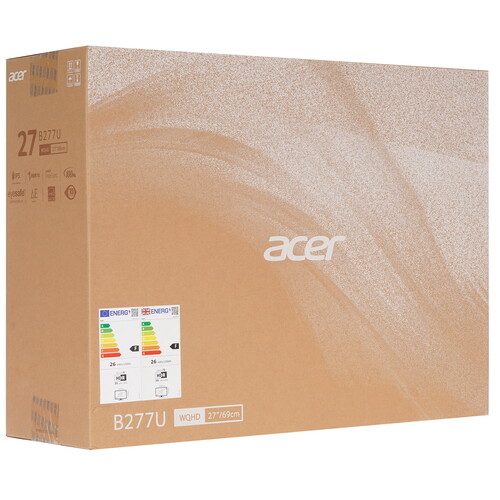 Купить 27" Монитор Acer Vero B277UEbmiiprzxv черный  5463464. Характеристики, отзывы и цены в Донецке