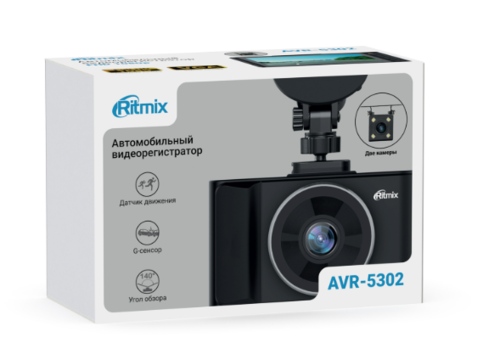 Купить Видеорегистратор RITMIX AVR-5302 + камера заднего вида  9303236. Характеристики, отзывы и цены в Донецке