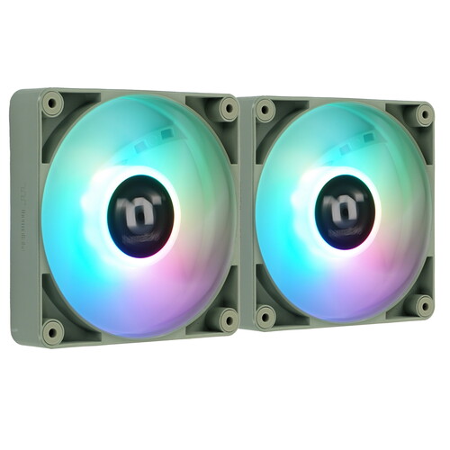 Купить Комплект вентиляторов Thermaltake CT120 ARGB Hydrangea Blue [CL-F202-PL12MG-A] зеленый  5486445. Характеристики, отзывы и цены в Донецке