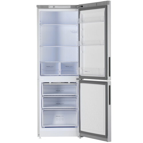 Купить Холодильник с морозильником   Бирюса M6033 серый  5348124. Характеристики, отзывы и цены в Донецке