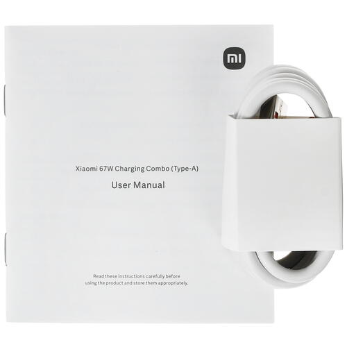 Купить Сетевое зарядное устройство Xiaomi 67W Charging Combo белый  5049366. Характеристики, отзывы и цены в Донецке