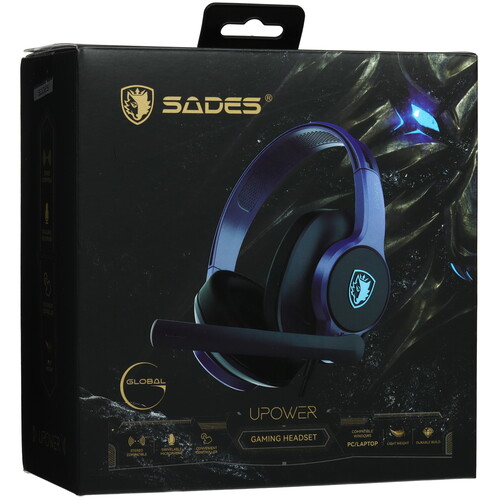 Купить Проводные наушники Sades SA-703 Upower фиолетовый  5613208. Характеристики, отзывы и цены в Донецке