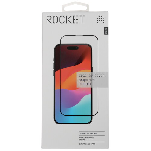 Купить Защитное стекло Rocket для экрана Apple iPhone 15 Pro Max  5464367. Характеристики, отзывы и цены в Донецке