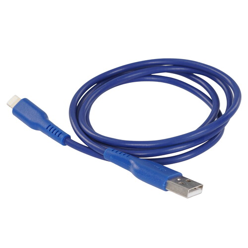 Купить Кабель круглый GAL Lightning 8-pin - USB 2.0 Type-A синий 1 м  9051494. Характеристики, отзывы и цены в Донецке