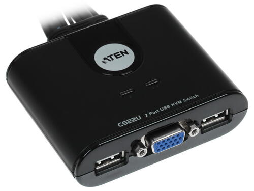 Купить KVM переключатель ATEN CS22U  7968177. Характеристики, отзывы и цены в Донецке