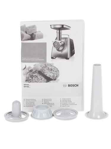 Купить Мясорубка электрическая Bosch MFW 45020 белый  1001200. Характеристики, отзывы и цены в Донецке