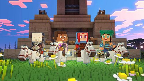 Купить Игра Minecraft Legends Deluxe Edition (PS5)  5417354. Характеристики, отзывы и цены в Донецке