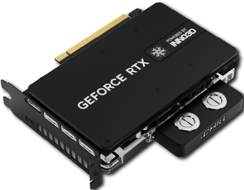 Купить Видеокарта INNO3D GeForce RTX 5080 ICHILL FROSTBITE [C50803-16D7X-1760FB]  5636104. Характеристики, отзывы и цены в Донецке