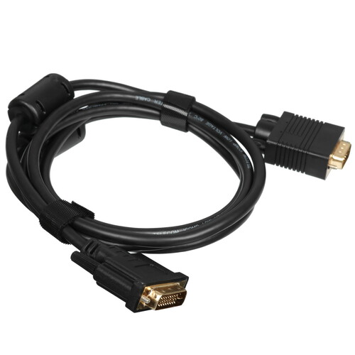 Купить Кабель однонаправленный Telecom DVI-I - VGA, 1.8 м  5471627. Характеристики, отзывы и цены в Донецке