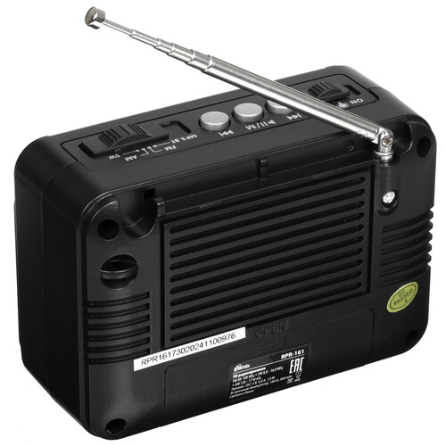 Купить Радиоприемник Ritmix RPR-161 черный  9201114. Характеристики, отзывы и цены в Донецке
