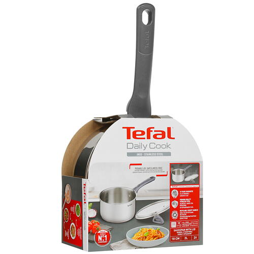 Купить Ковш Tefal Daily Cook G7122345 2 л серебристый  4763929. Характеристики, отзывы и цены в Донецке