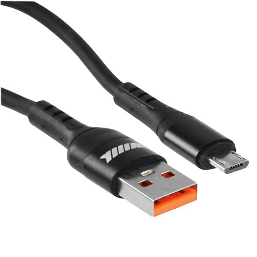 Купить Кабель круглый WIIIX micro USB - USB 2.0 Type-A черный 1 м  5488278. Характеристики, отзывы и цены в Донецке