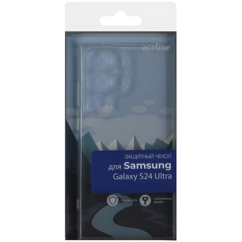 Купить Накладка  Aceline Silicone для Samsung Galaxy S24 Ultra прозрачный  5438737. Характеристики, отзывы и цены в Донецке