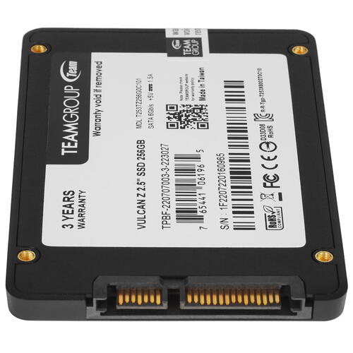Купить 256 ГБ 2.5" SATA накопитель TEAMGROUP VULCAN Z [T253TZ256G0C101]  5062269. Характеристики, отзывы и цены в Донецке