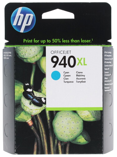 Купить Картридж HP 940XL (C4907AE) голубой  0117625. Характеристики, отзывы и цены в Донецке