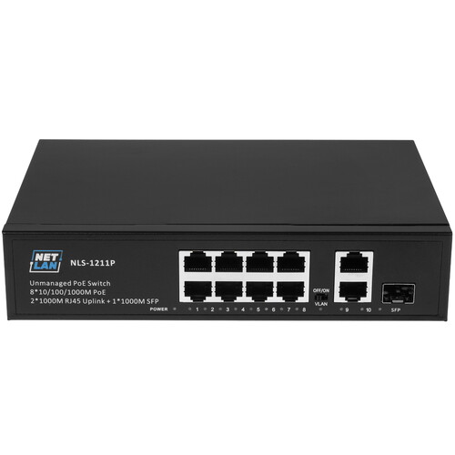 Купить Коммутатор NETLAN NLS-1211P  9268546. Характеристики, отзывы и цены в Донецке