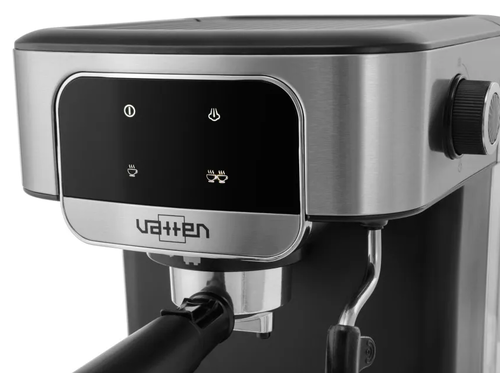 Купить Кофеварка рожковая VATTEN VK615/1200/N серый  9161699. Характеристики, отзывы и цены в Донецке