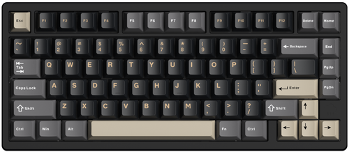 Купить Клавиатура  проводная + беспроводная WOBKEY Rainy75 Pro цвет черный  5650069. Характеристики, отзывы и цены в Донецке
