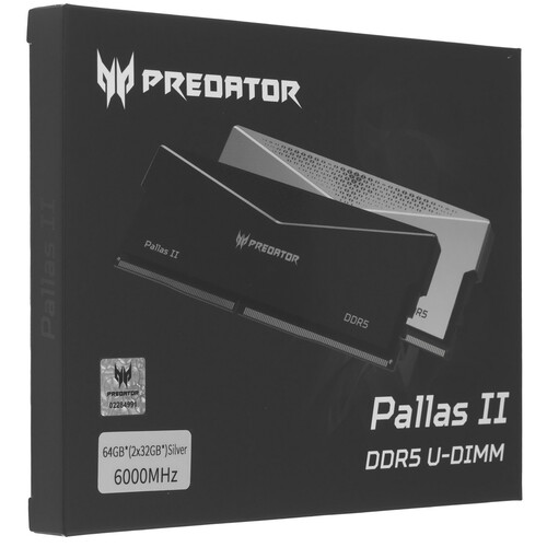 Купить Оперативная память Acer Predator Pallas II [BL.9BWWR.352] 64 ГБ  9074050. Характеристики, отзывы и цены в Донецке