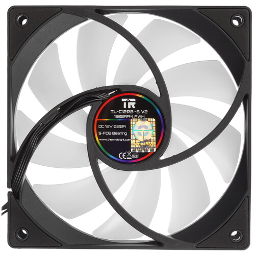 Купить Реверсный вентилятор Thermalright TL-C12RB-S V2  черный  5615580. Характеристики, отзывы и цены в Донецке