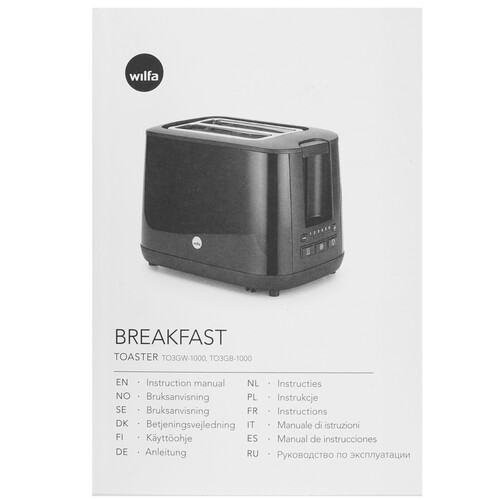 Купить Тостер Wilfa TO3GB-1000 черный  9209354. Характеристики, отзывы и цены в Донецке