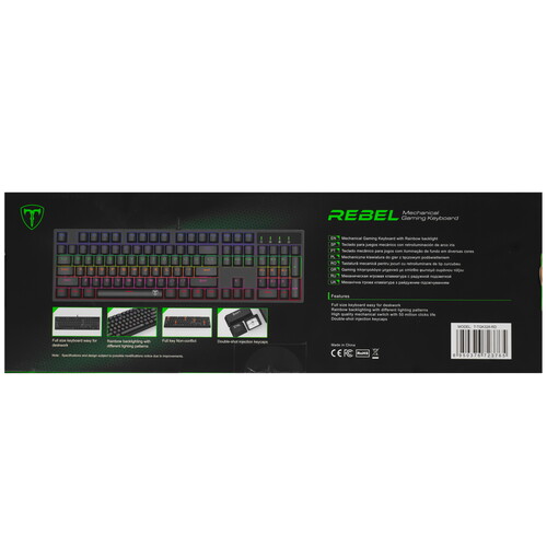 Купить Клавиатура  проводная T-Line Rebel  9230480. Характеристики, отзывы и цены в Донецке