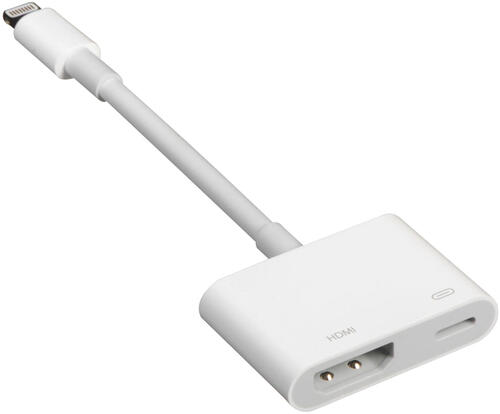 Купить Переходник однонаправленный Apple Lightning - HDMI/Lightning, 0.1 м  0181189. Характеристики, отзывы и цены в Донецке