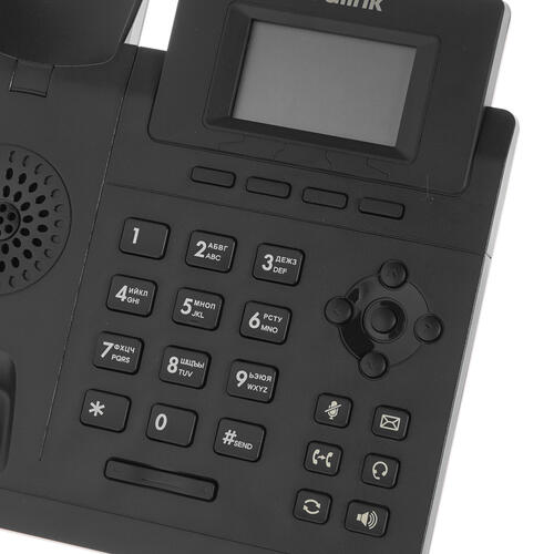 Купить Телефон VoIP Yealink SIP-T30P (без БП) черный  4806415. Характеристики, отзывы и цены в Донецке