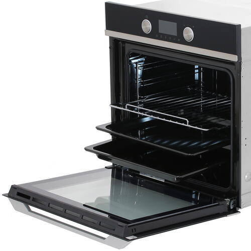 Купить Электрический духовой шкаф Haier HOQ-K5AAN3BX черный  9003620. Характеристики, отзывы и цены в Донецке