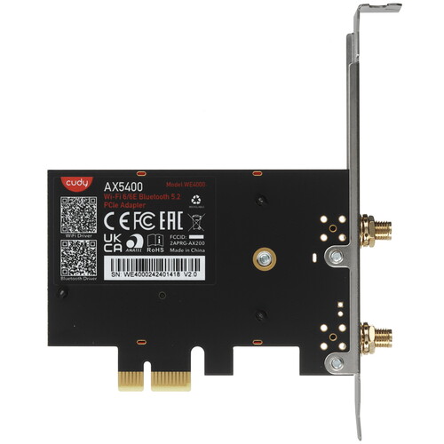 Купить Wi-Fi адаптер + Bluetooth Cudy WE4000  9046051. Характеристики, отзывы и цены в Донецке