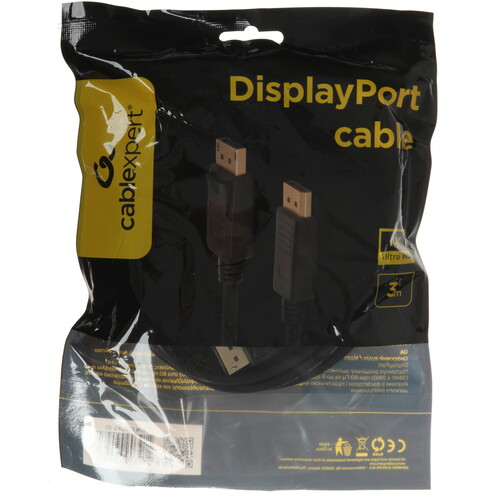 Купить Кабель  Cablexpert DisplayPort - DisplayPort, 3 м  5601919. Характеристики, отзывы и цены в Донецке