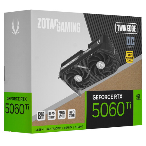 Купить Видеокарта Zotac GeForce RTX 5060 Ti GAMING Twin Edge OC  5637104. Характеристики, отзывы и цены в Донецке