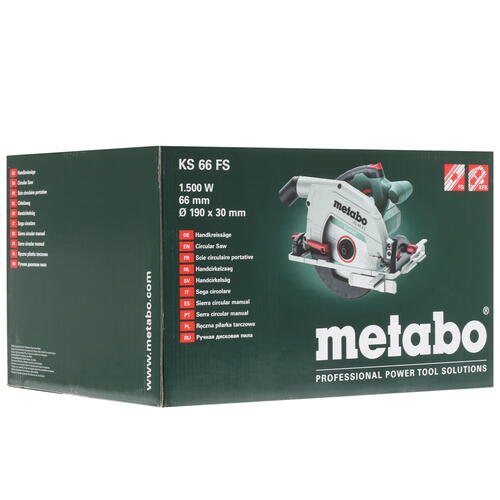 Купить Пила дисковая Metabo KS 66 FS  8192925. Характеристики, отзывы и цены в Донецке