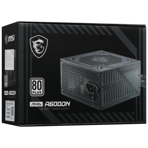 Купить Блок питания MSI MAG A600DN  5409423. Характеристики, отзывы и цены в Донецке