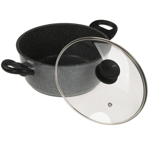 Купить Кастрюля Werner Letizia 51678 3.3 л 22 см серый  9223447. Характеристики, отзывы и цены в Донецке