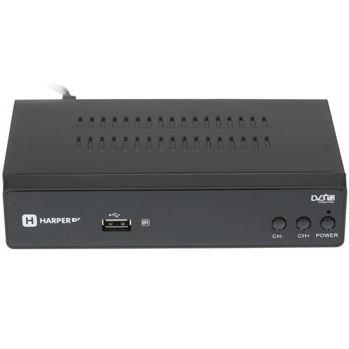 Купить Приставка для цифрового ТВ Harper HDT2-5050 черный  8107459. Характеристики, отзывы и цены в Донецке