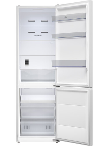 Купить Холодильник с морозильником   LEX LKB185WIDMax белый  9172548. Характеристики, отзывы и цены в Донецке