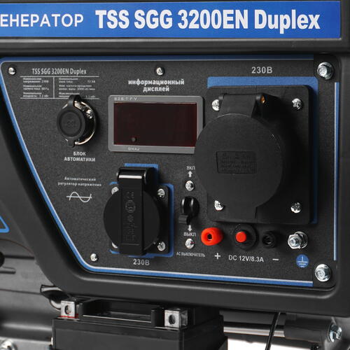 Купить Электрогенератор   бензиновый ТСС SGG 3200EN Duplex  5411109. Характеристики, отзывы и цены в Донецке