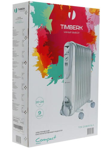 Купить Масляный обогреватель Timberk TOR 21.1809 SLX белый  1141467. Характеристики, отзывы и цены в Донецке
